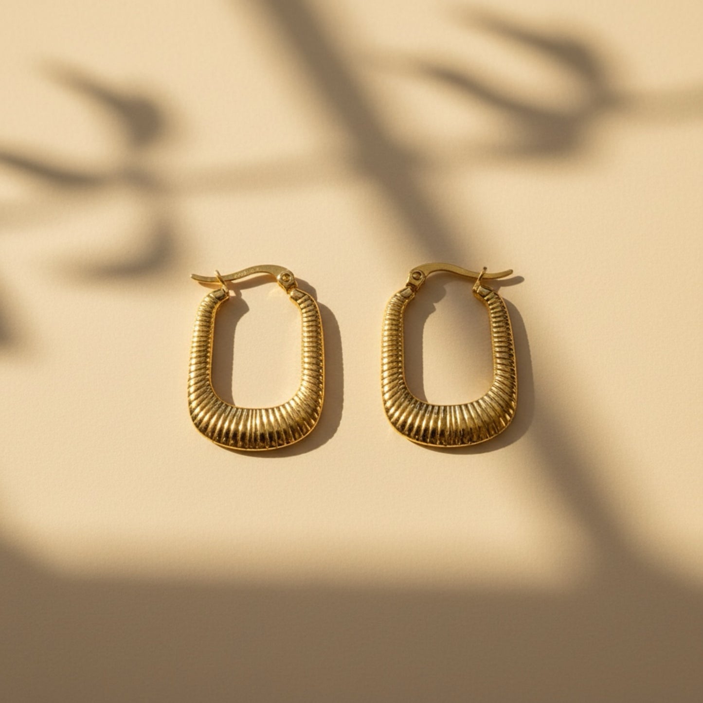Architectural Loop Earrings