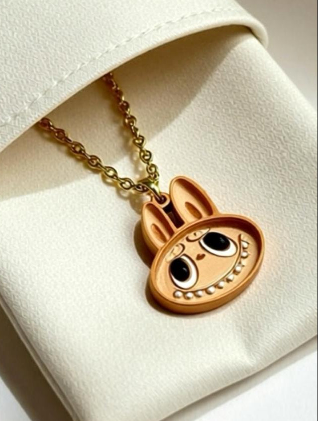 Labubu Pendant Necklace for Women